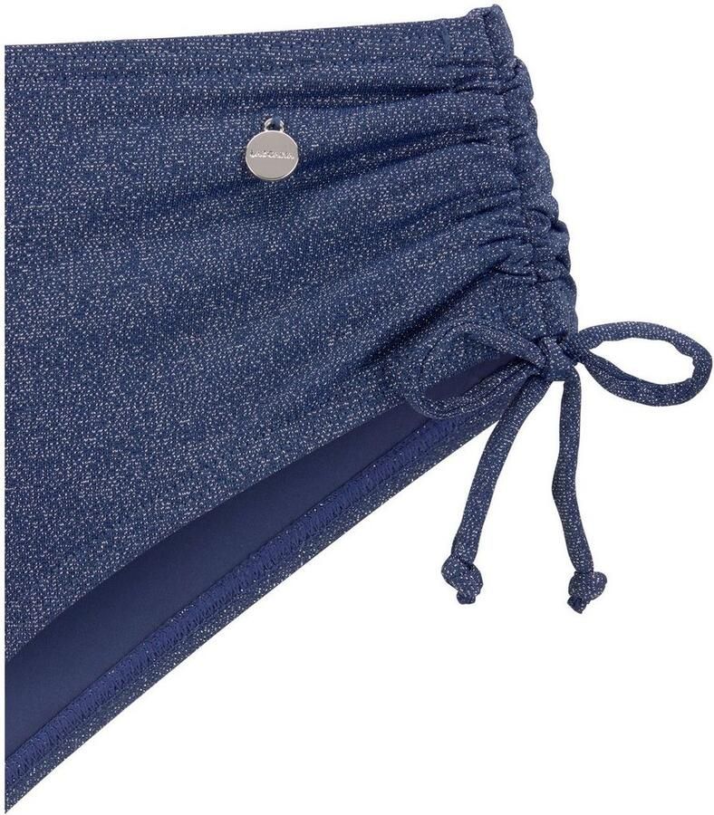 Lascana voorgevormde beugel bikinitop met lurex donkerblauw - Foto 2