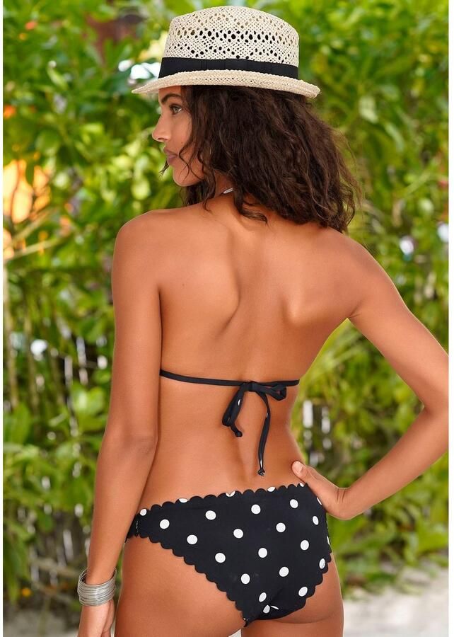 Lascana Bikinibroekje Jada in strak brazilian model met schulprandjes - Foto 2
