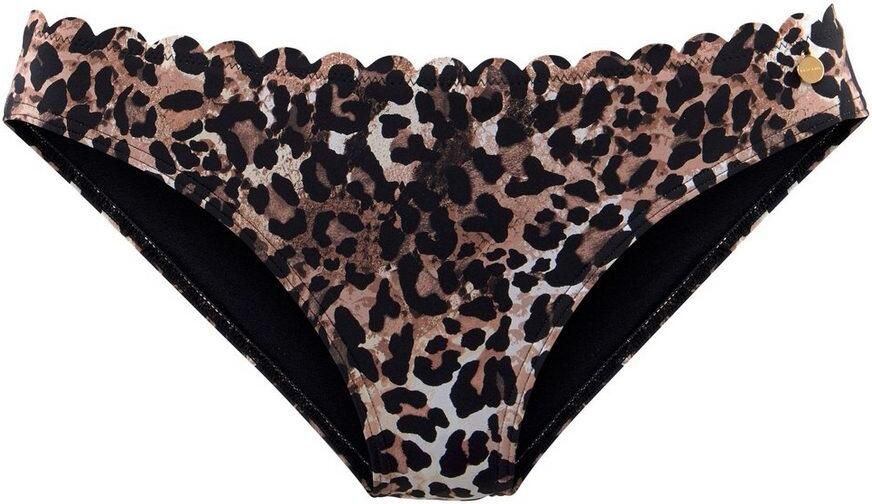 Lascana bikinibroekje met panterprint bruin zwart - Foto 3