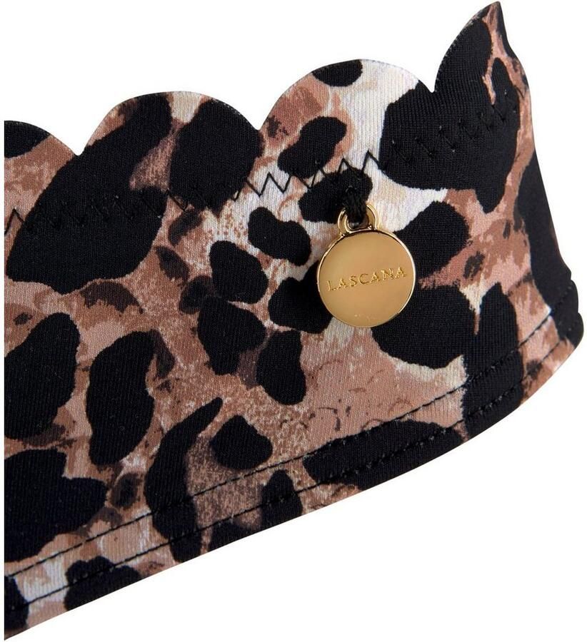 Lascana bikinibroekje met panterprint bruin zwart