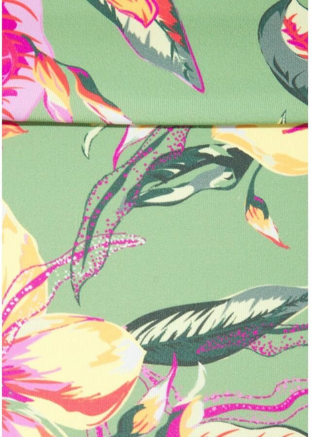 Lascana Bikinibroekje MALIA met omslagband met tropische print