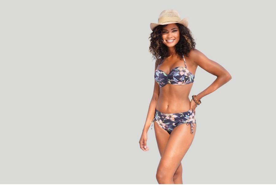 Lascana Bikinibroekje MALIA met zijrimpeling met tropische print - Foto 3