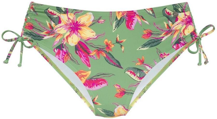 Lascana Bikinibroekje MALIA met zijrimpeling met tropische print - Foto 4