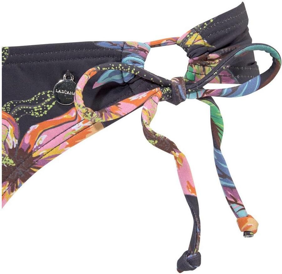 Lascana Bikinibroekje MALIA opzij te strikken met tropische print