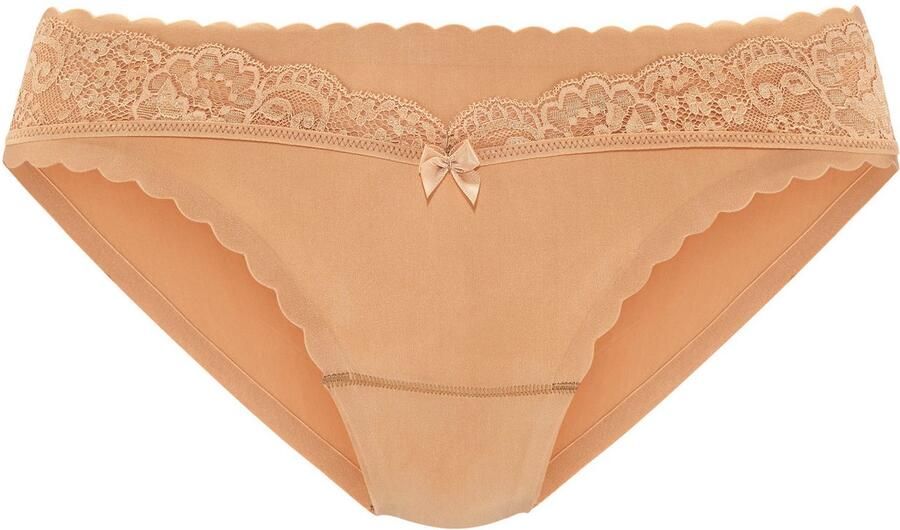 Lascana Bikinibroekje met extra platte randen en fijne kant - Foto 4