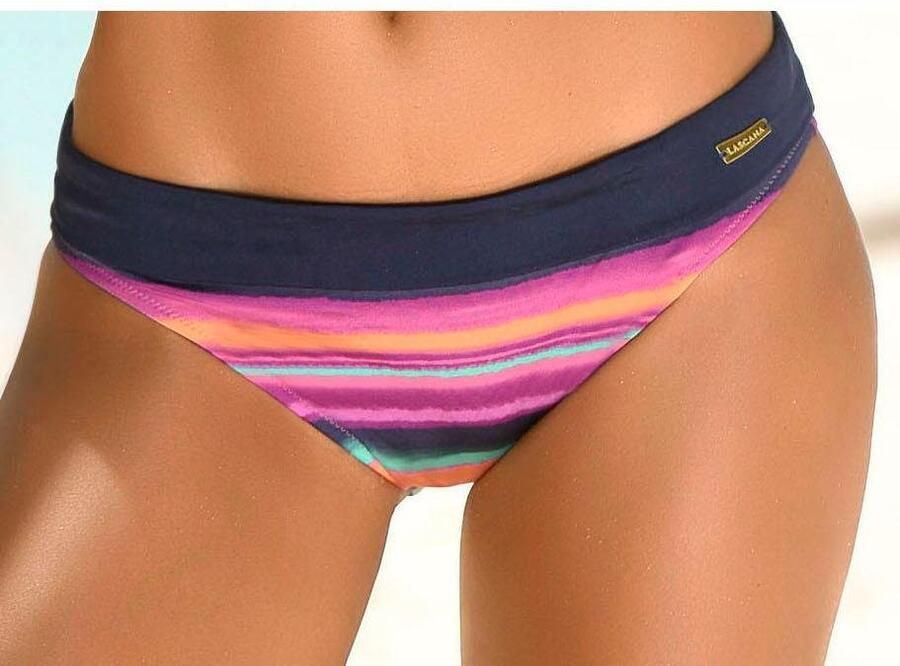 Lascana Bikinibroekje Rainbow met omslagband - Foto 2