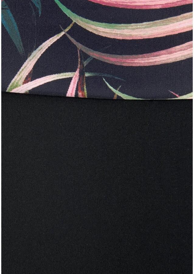 Lascana Bikinibroekje Reese met omslagband en palmboomprint - Foto 3