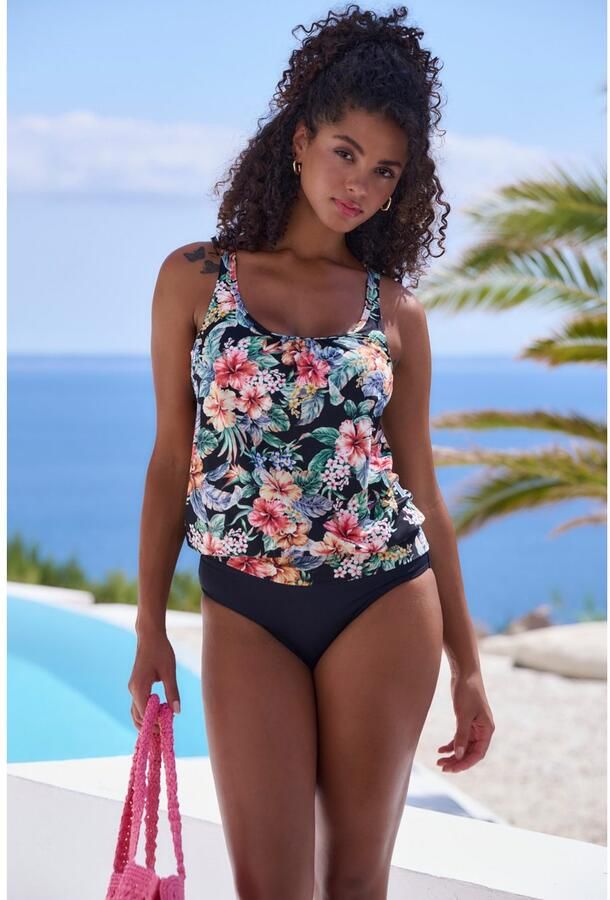 Lascana Beugeltankinitop Salsa met mooie bloemenprint - Foto 5