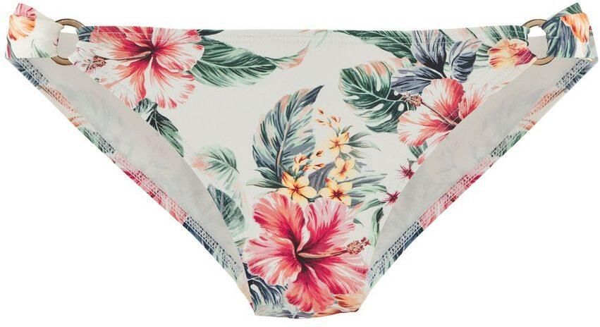 Lascana Bikinibroekje Salsa met sierringen en geweldig bloemenprint - Foto 6