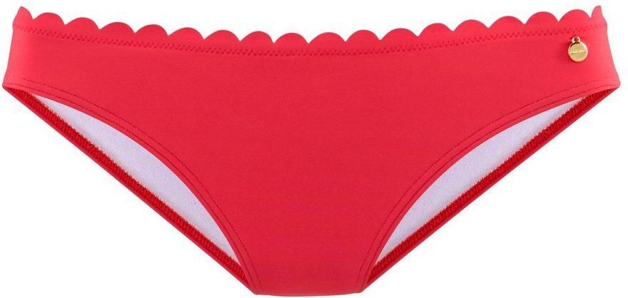 Lascana voorgevormde push-up bikinitop met schulprand rood - Foto 6