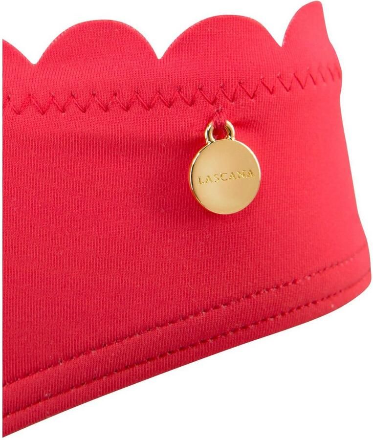 Lascana voorgevormde push-up bikinitop met schulprand rood - Foto 2