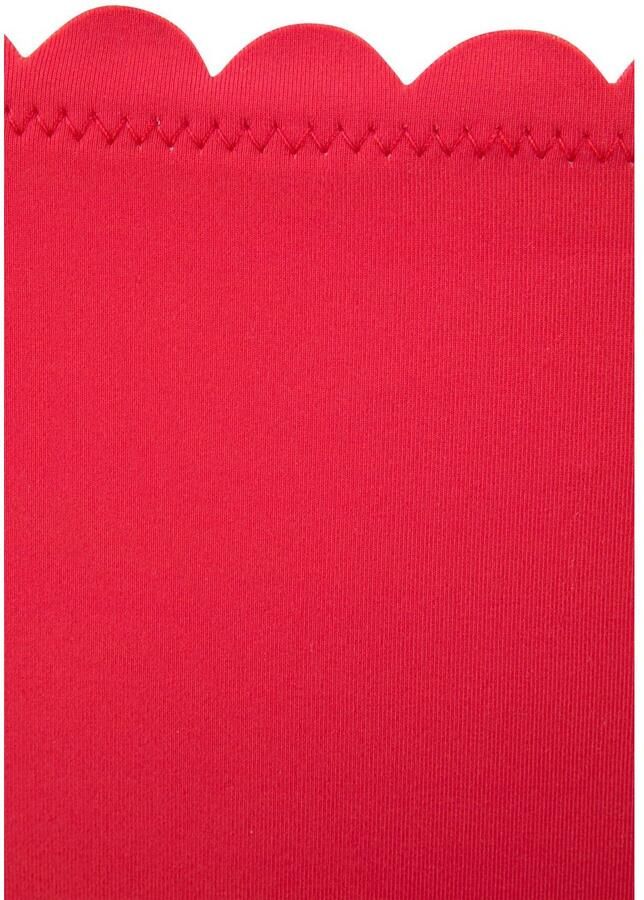 Lascana voorgevormde push-up bikinitop met schulprand rood - Foto 3