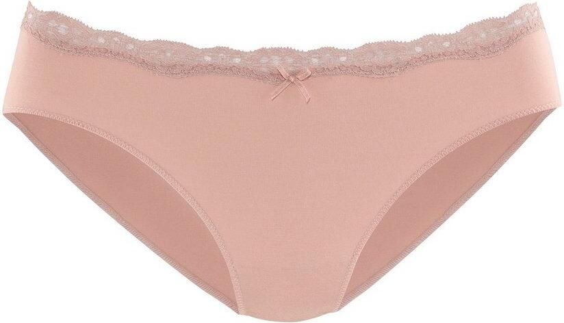 Lascana Bikinibroekje van elastische katoen in mooie doos (set 4 stuks) - Foto 3