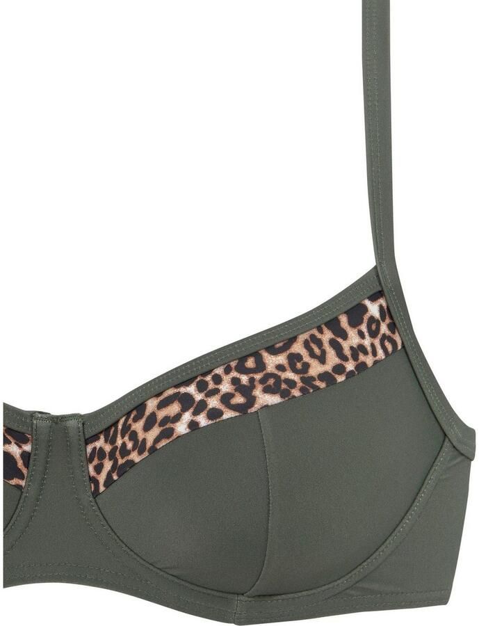 Lascana Bikinitop met beugels Adelin met gedessineerde inzetten - Foto 4