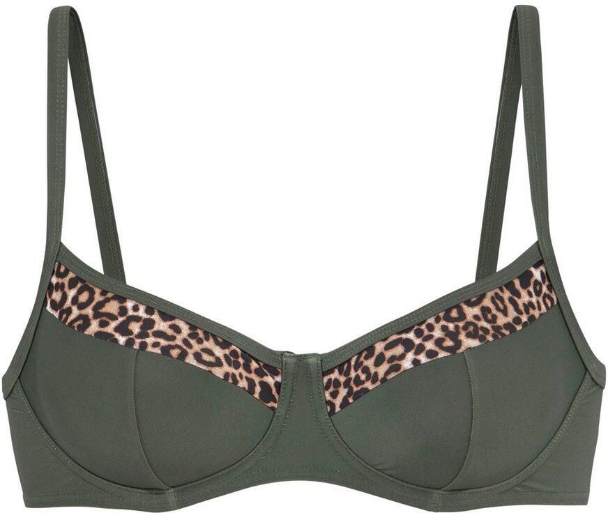 Lascana Bikinitop met beugels Adelin met gedessineerde inzetten