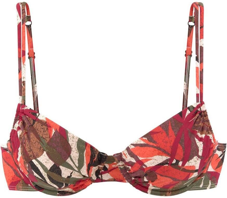Lascana Bikinitop met beugels AVA in tropisch design - Foto 2