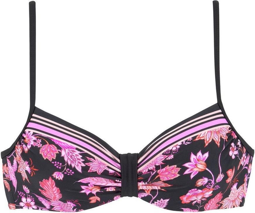 Lascana Bikinitop met beugels Bohemian met geplaatste strepen - Foto 2