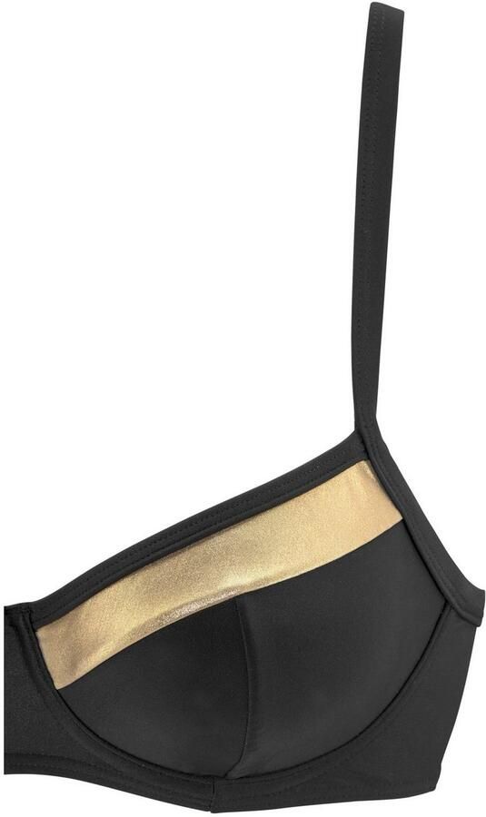Lascana Bikinitop met beugels Elodie met trendy materiaalelement - Foto 3