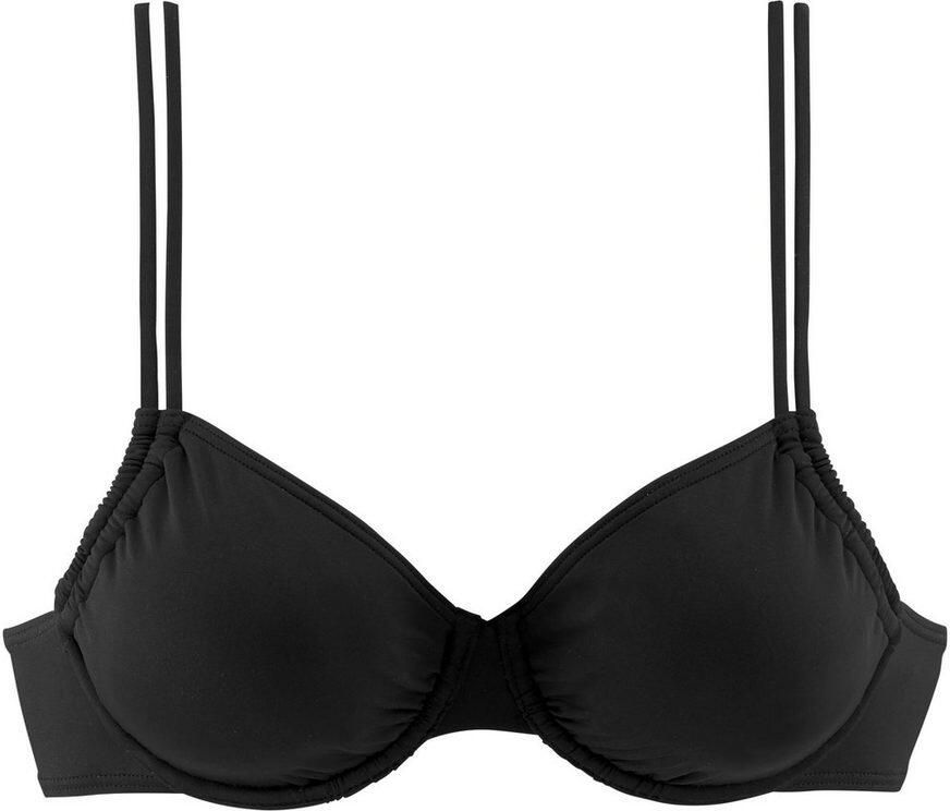 Lascana Bikinitop met beugels Italy opzij aan te rimpelen - Foto 4