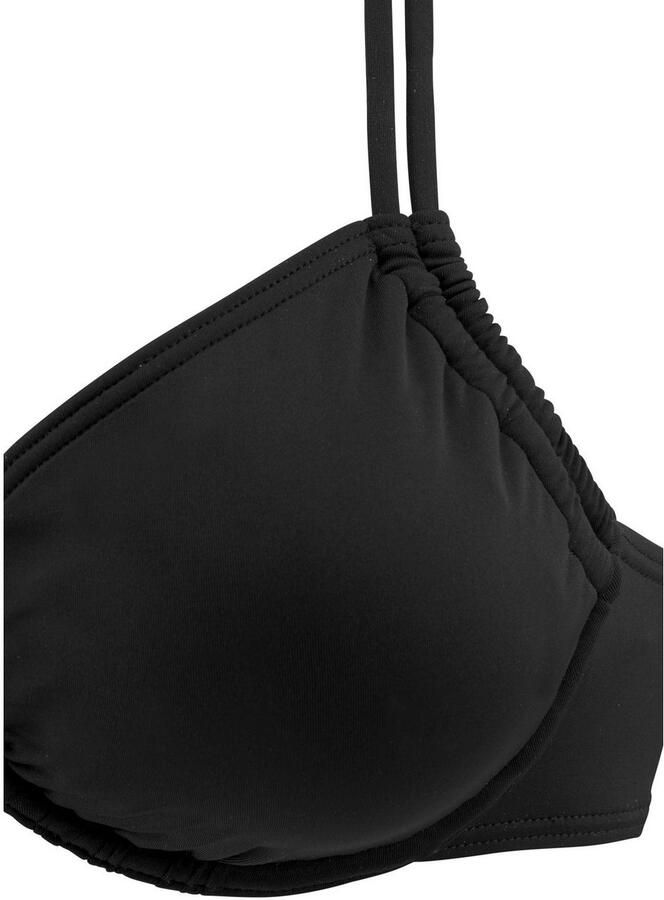 Lascana Bikinitop met beugels Italy opzij aan te rimpelen