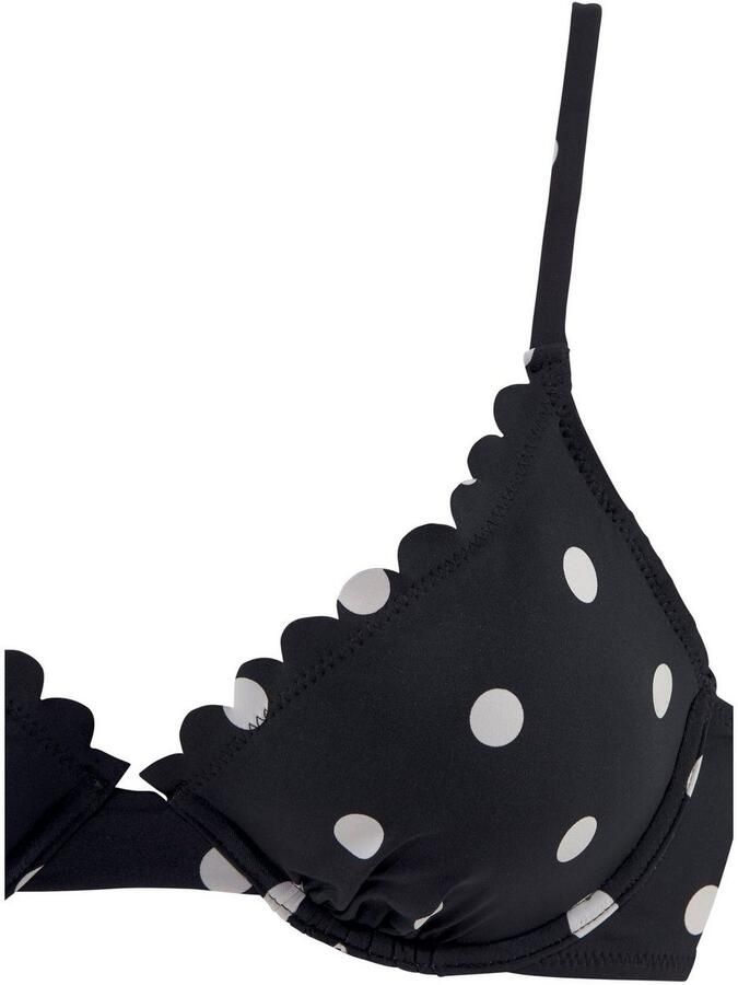 Lascana Bikinitop met beugels Jada met lichte wattering en schulprandjes - Foto 2