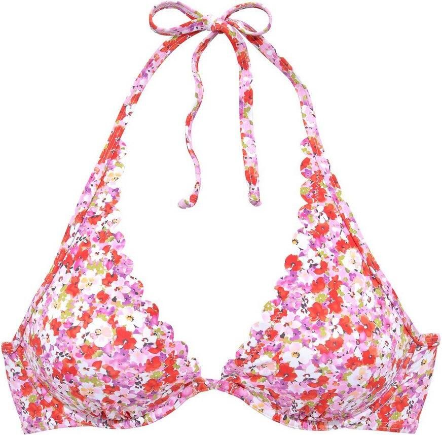 Lascana Bikinitop met beugels Jasmijn in bloemenprint