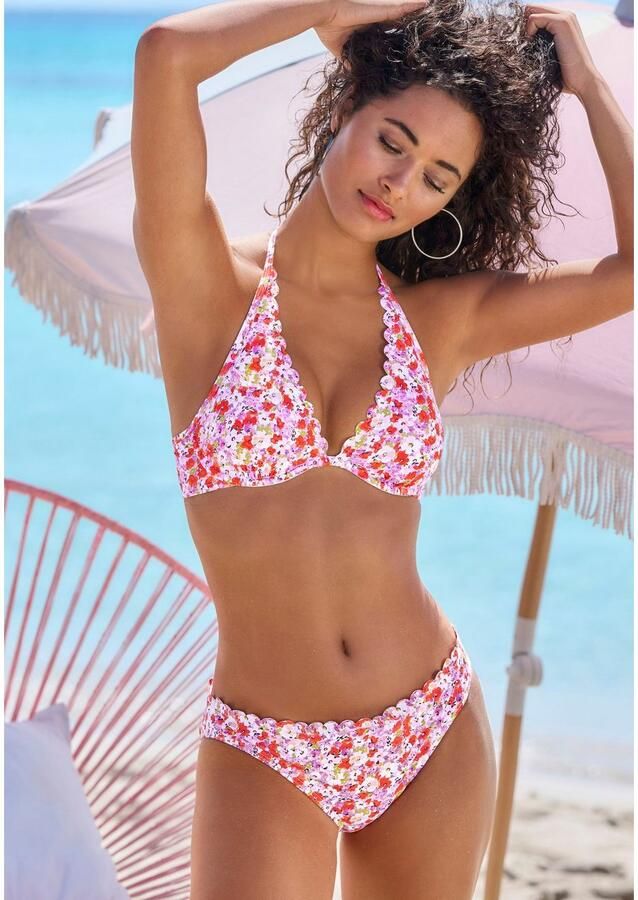 Lascana Bikinitop met beugels Jasmijn met wattage en in bloemenontwerp - Foto 6