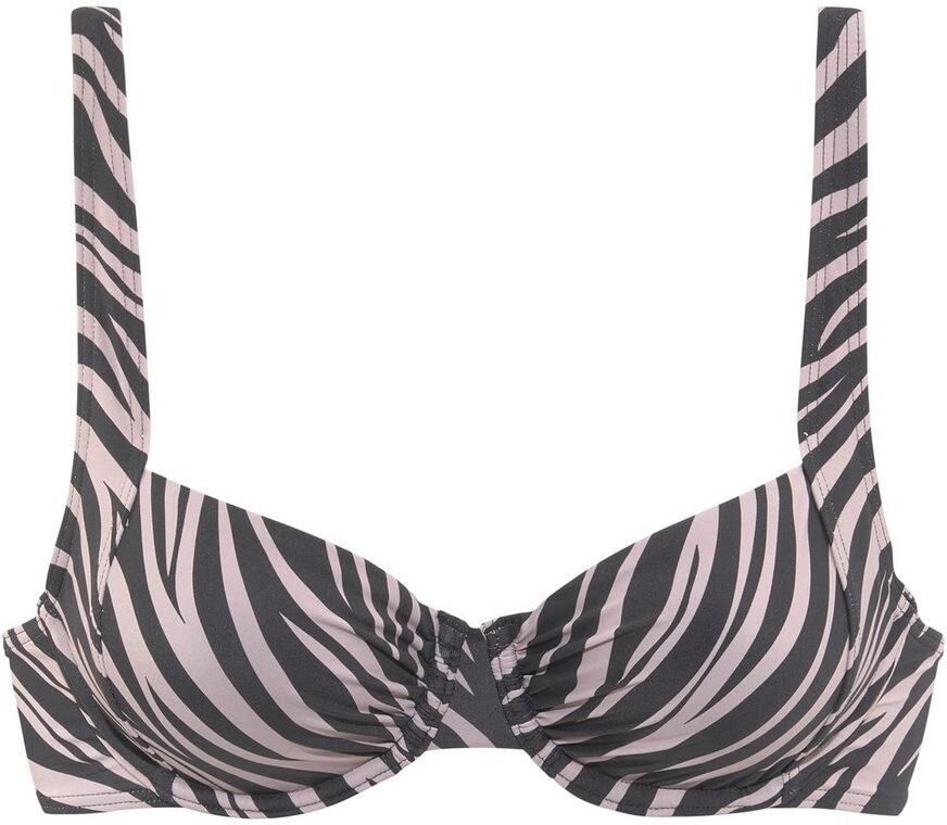 Lascana Bikinitop met beugels Kaa in animaldesign - Foto 2
