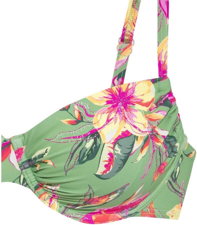 Lascana PLUS SIZE bikinitop met voorgevormde cups en beugels