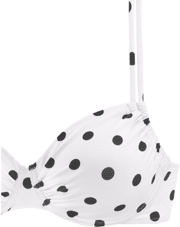 Lascana Bikinitop met beugels Powder van piqué-structuurstof - Foto 2