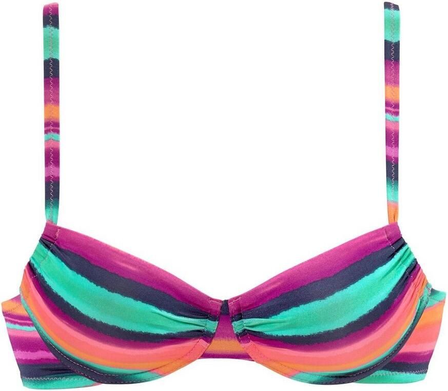 Lascana Bikinitop met beugels Rainbow met verstelmogelijkheid opzij - Foto 3