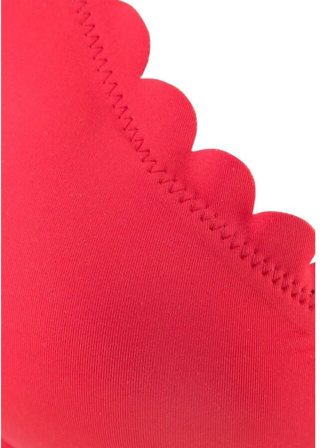 Lascana voorgevormde push-up bikinitop met schulprand rood - Foto 4