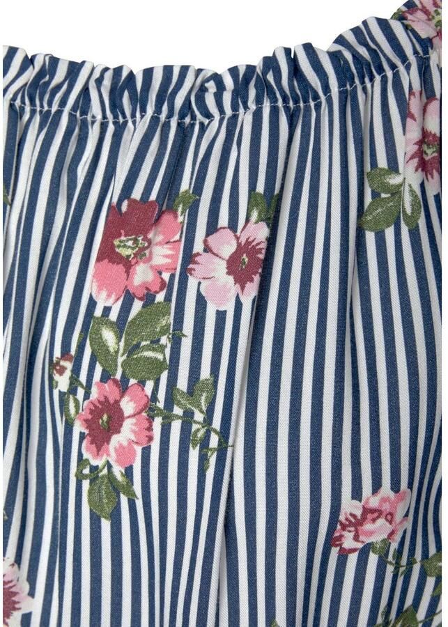 Lascana Blouse met carmenhals met modieuze print damesblouse off-the-shoulder casual