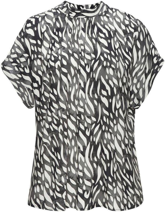 Lascana Blouse met korte mouwen in losse pasvorm damesblouse sportief elegant - Foto 5