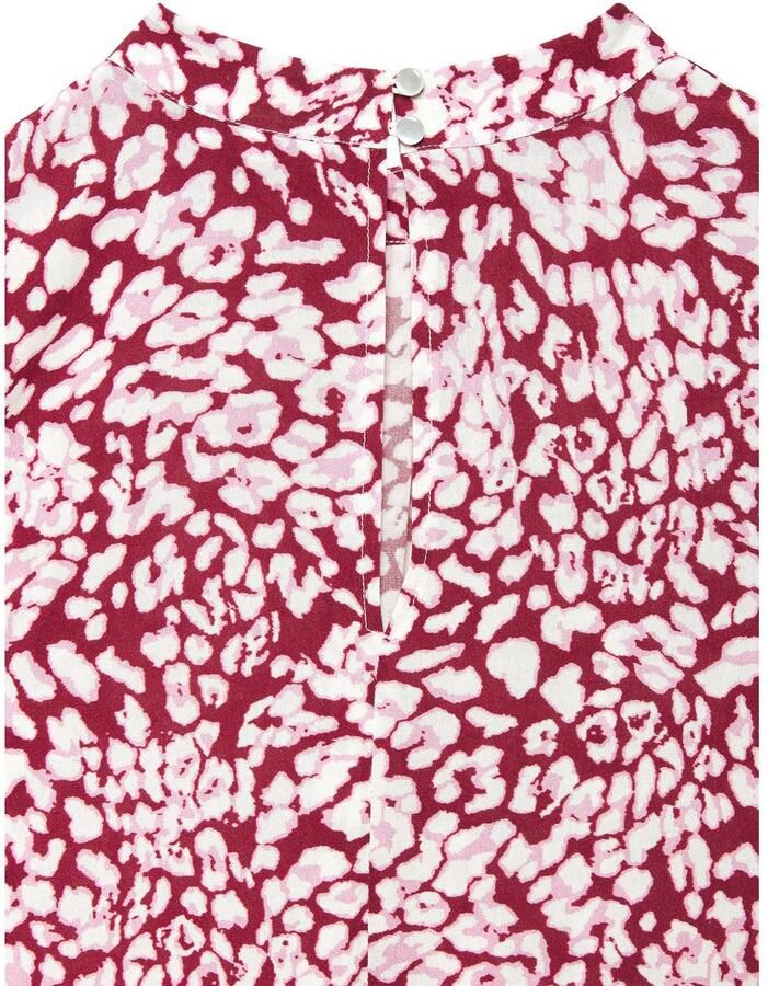 Lascana Blouse met korte mouwen met all-over print damesblouse sportief elegant