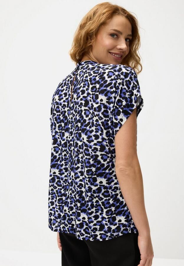 Lascana Blouse met korte mouwen met all-over print damesblouse sportief elegant - Foto 3