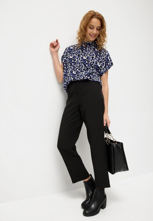 Lascana Pantalon in 7 8-lengte elegante geplooide broek met zakken business-look