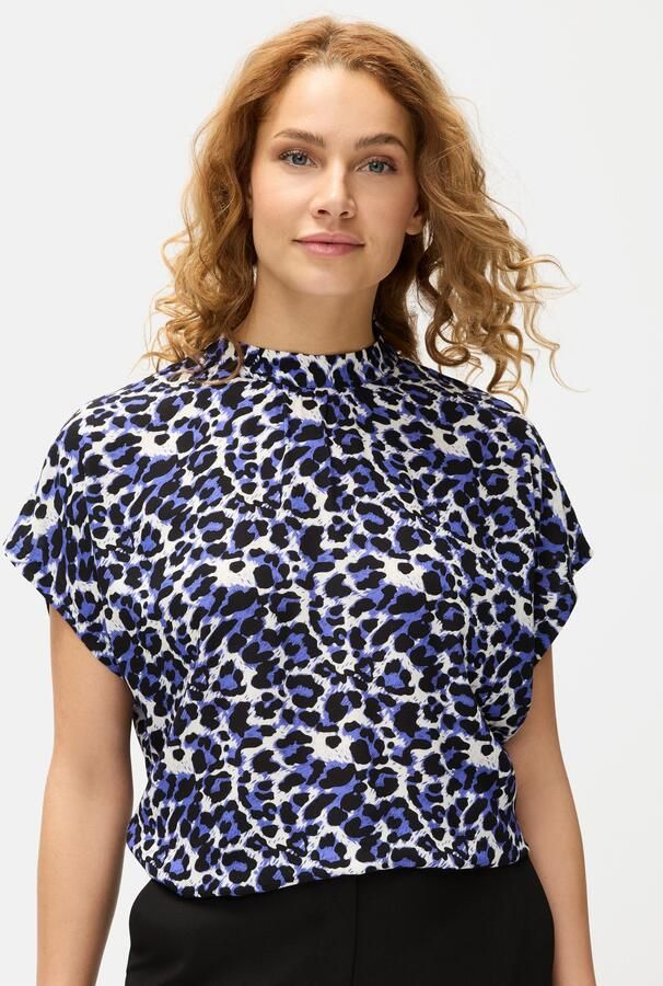 Lascana Blouse met korte mouwen met all-over print damesblouse sportief elegant - Foto 6