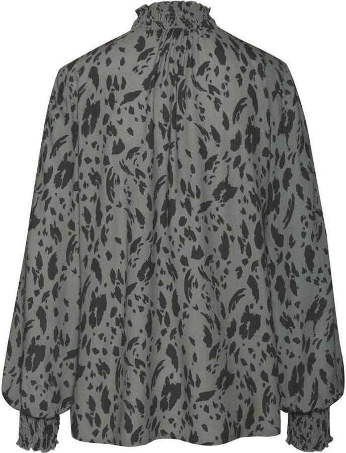 Lascana Blouse met lange mouwen met dierenprint leeuw-optiek elegante drukblouse modieus - Foto 2