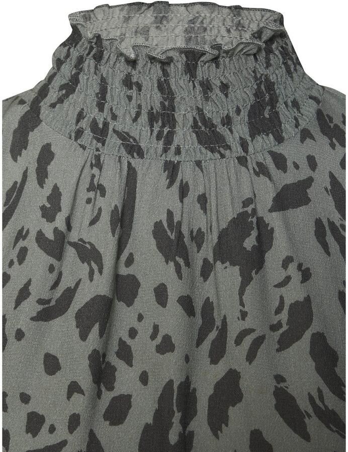 Lascana Blouse met lange mouwen met dierenprint leeuw-optiek elegante drukblouse modieus