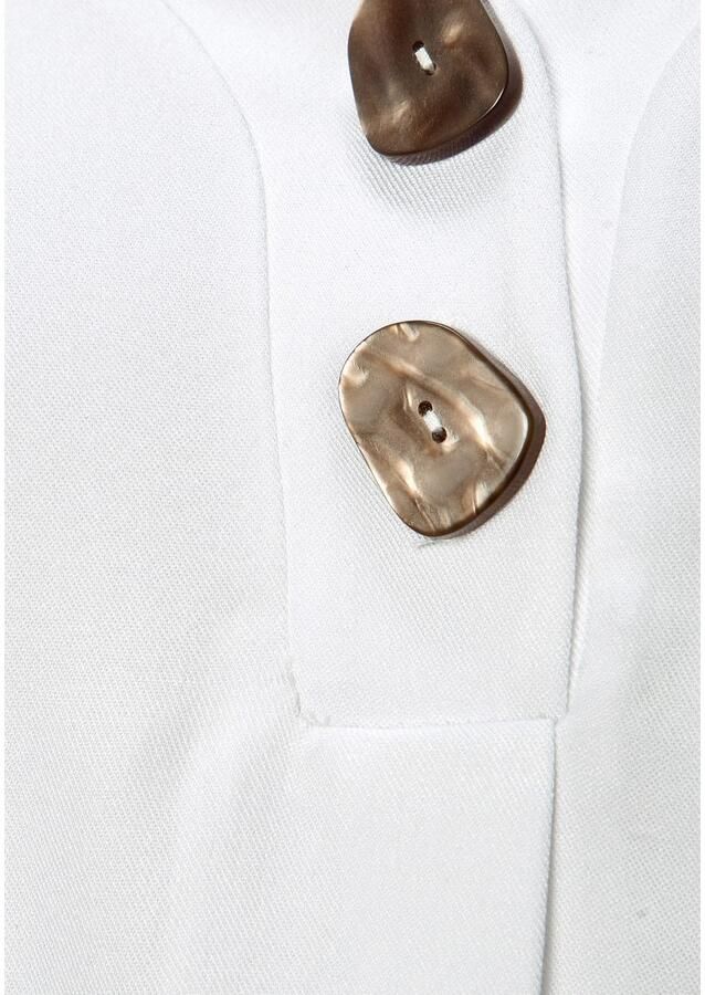 Lascana Blouse met lange mouwen met modieuze knopen - Foto 3