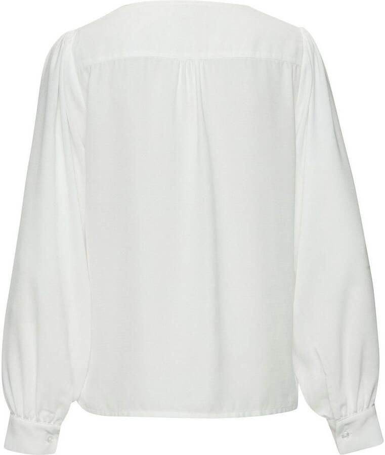 Lascana Blouse met lange mouwen met ritsdetail elegante damesblouse