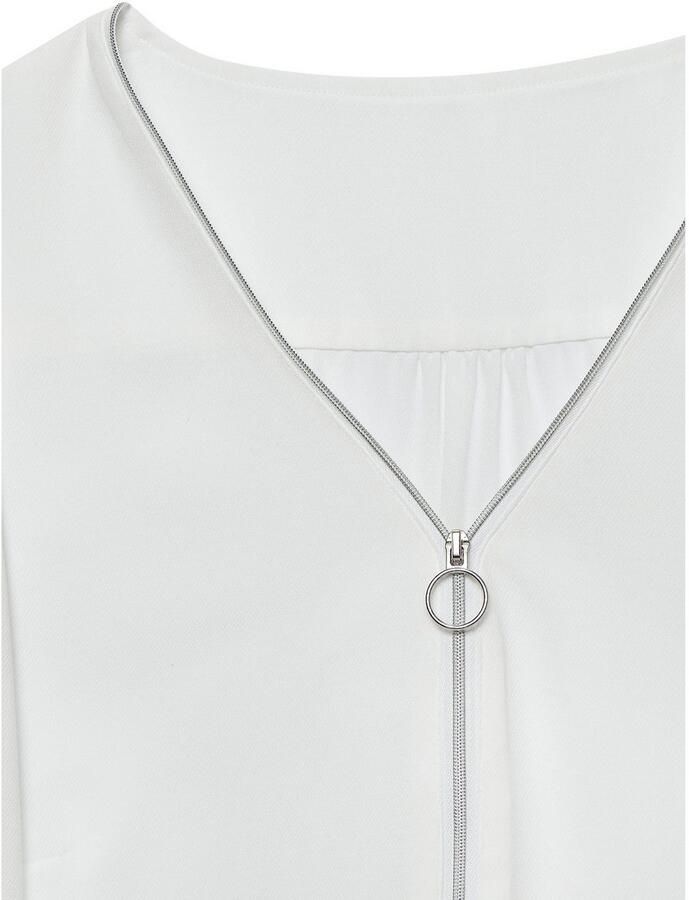 Lascana Blouse met lange mouwen met ritsdetail elegante damesblouse - Foto 3