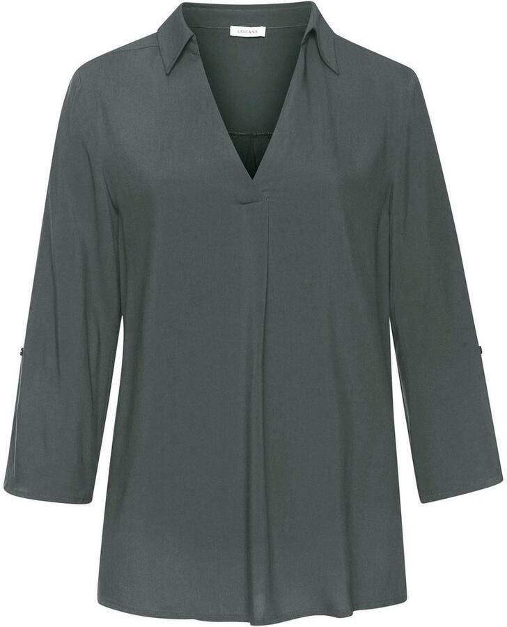 Lascana Blouse zonder sluiting met 3 4-mouwen elegante damesblouse