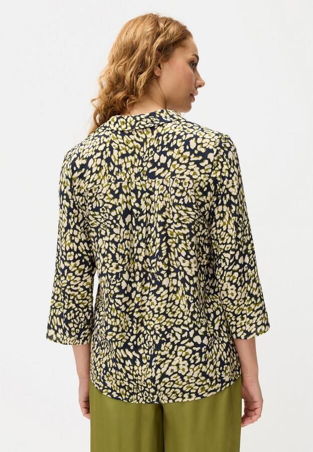 Lascana Geweven broek van lichte satijnkwaliteit wijde palazzobroek met zakken stofbroek - Foto 4