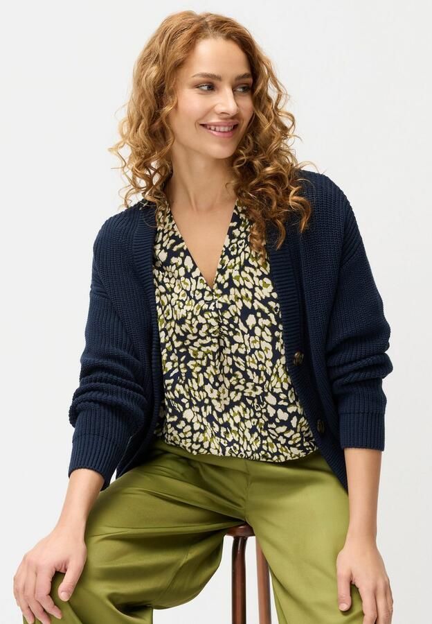 Lascana Geweven broek van lichte satijnkwaliteit wijde palazzobroek met zakken stofbroek - Foto 5