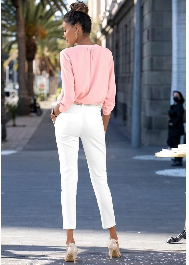 Lascana Blouse zonder sluiting met 3 4-mouwen en knoopsluiting damesblouse - Foto 3