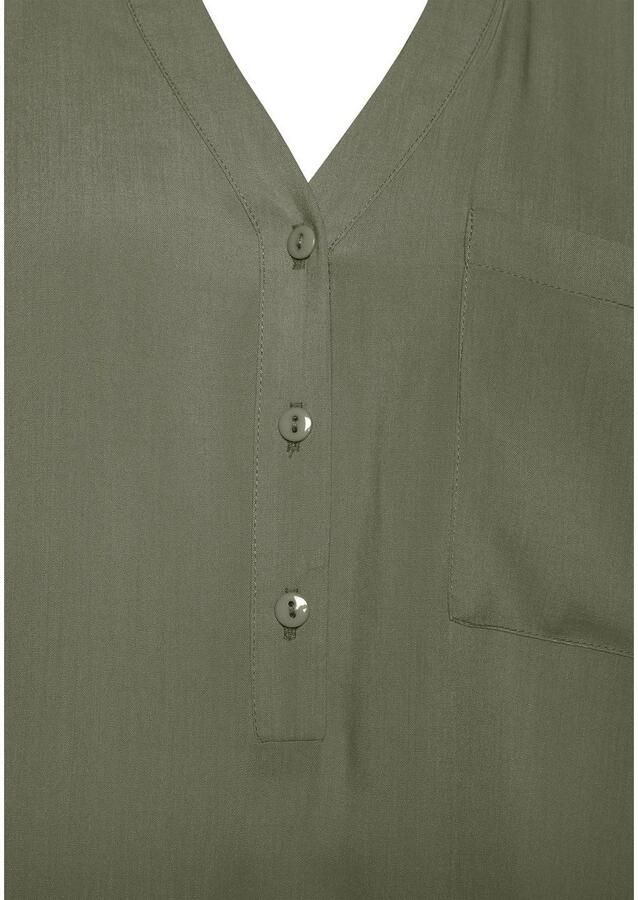 Lascana Blouse zonder sluiting met 3 4-mouwen en knoopsluiting damesblouse - Foto 4