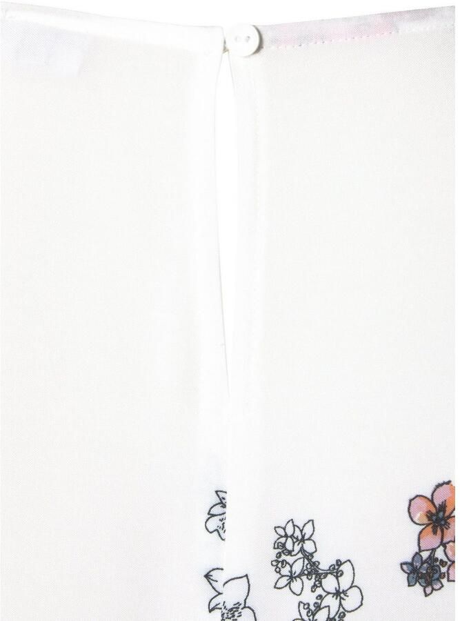 Lascana Blouse zonder sluiting met bloemenprint en trompetmouwen blouseshirt zomers - Foto 3