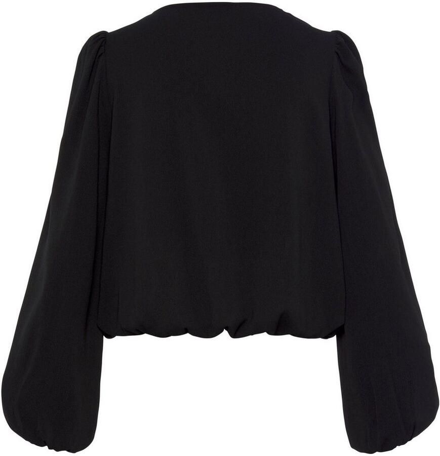 Lascana Blouse zonder sluiting met kettingdetails elegante damesblouse modieus feestelijk